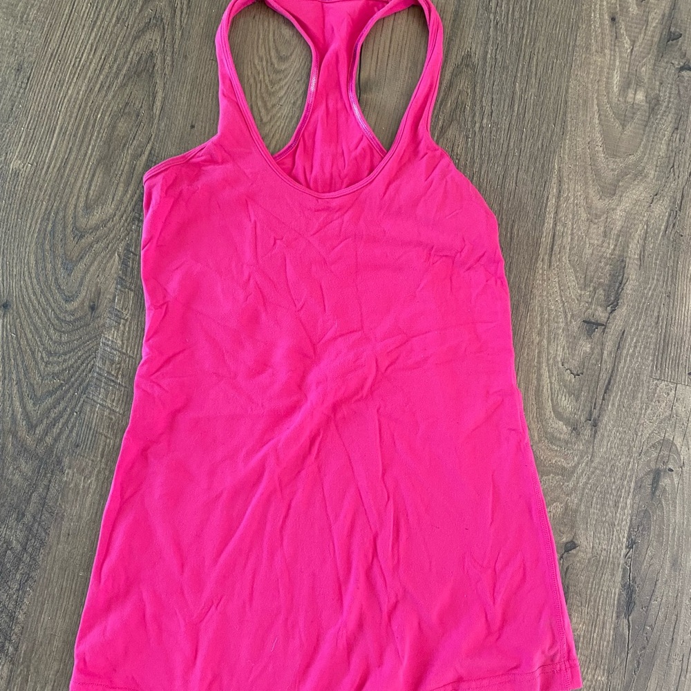 Women’s Hot Pink Racerback Tank Top